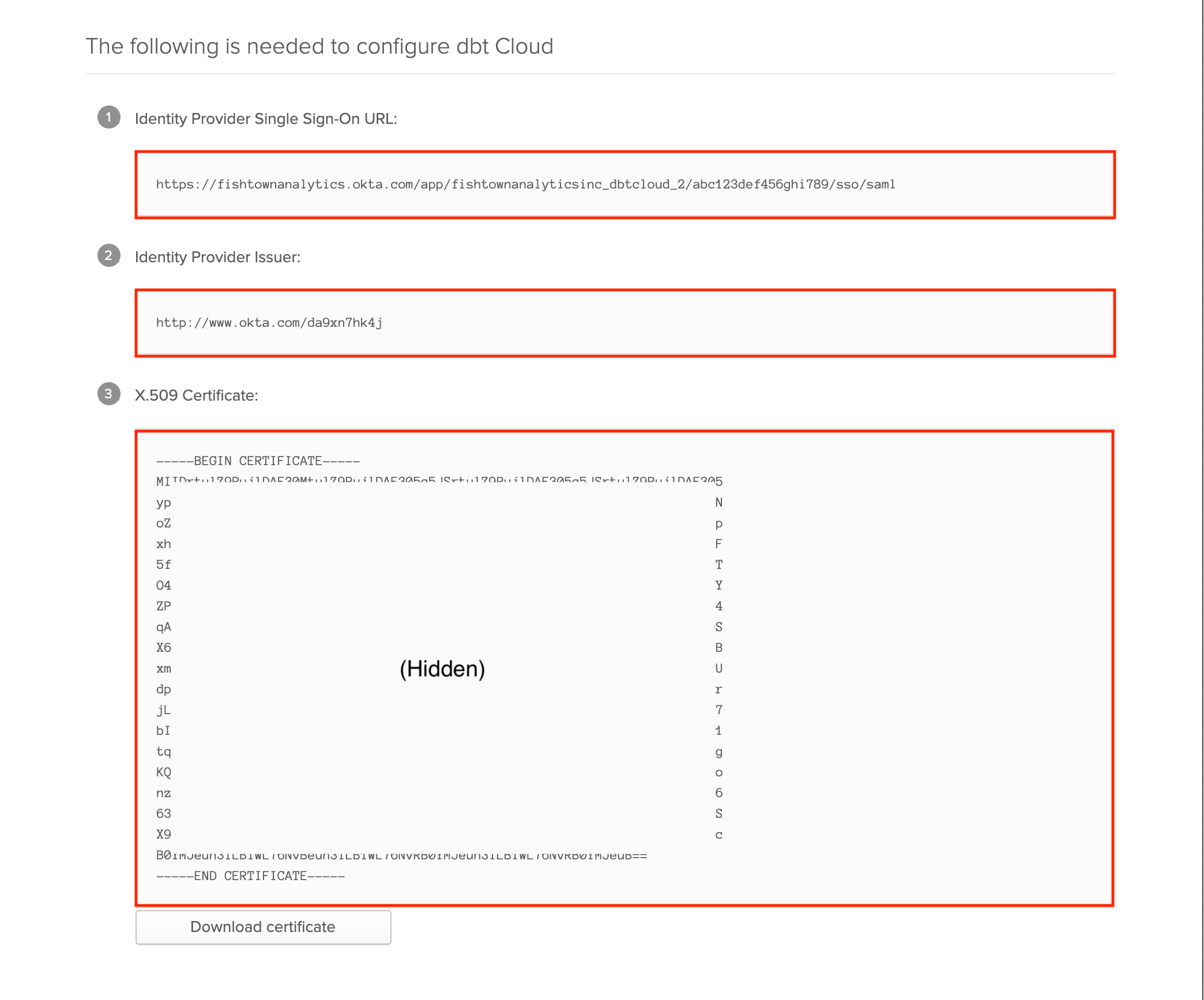 Application setup instructions Application setup instructions