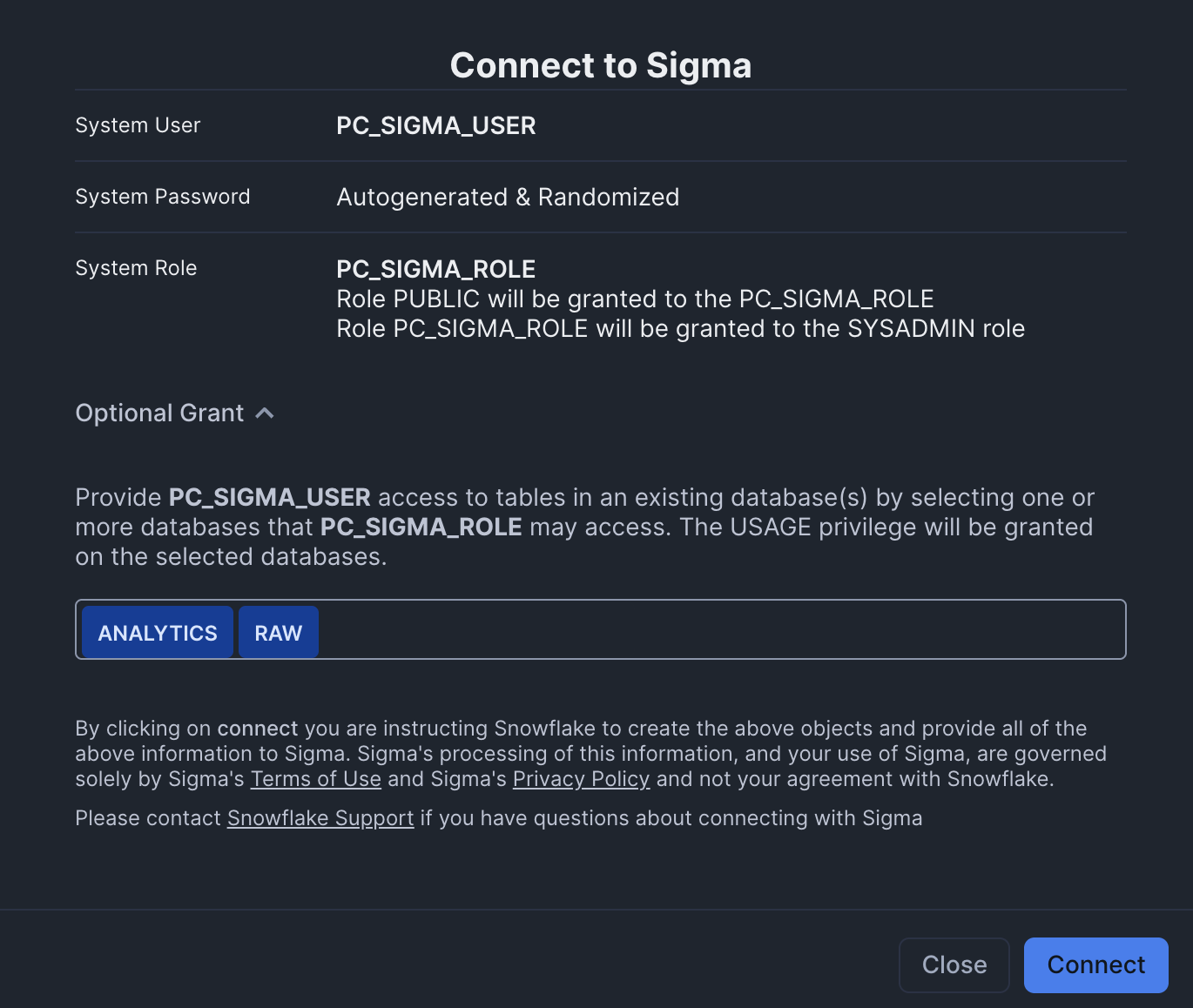 Click the '+ New project' button on the top right